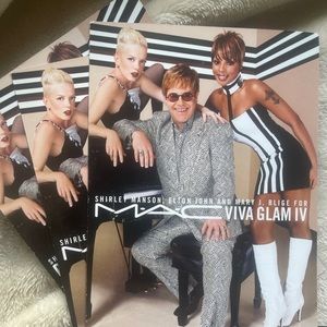 MAC 2003 Viva Glam IV Elton John Mary J Blige Shirley Manson Campaign Post Cards